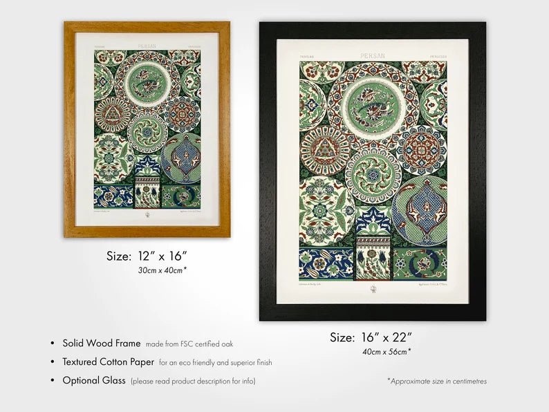 ALBERT RACINET - Persian Pattern Lithograph from 'L'ornement Polychrome' - Pathos Studio - Art Prints