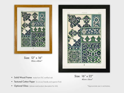 ALBERT RACINET - Persian Pattern Lithograph from 'L'ornement Polychrome' - Pathos Studio - Art Prints