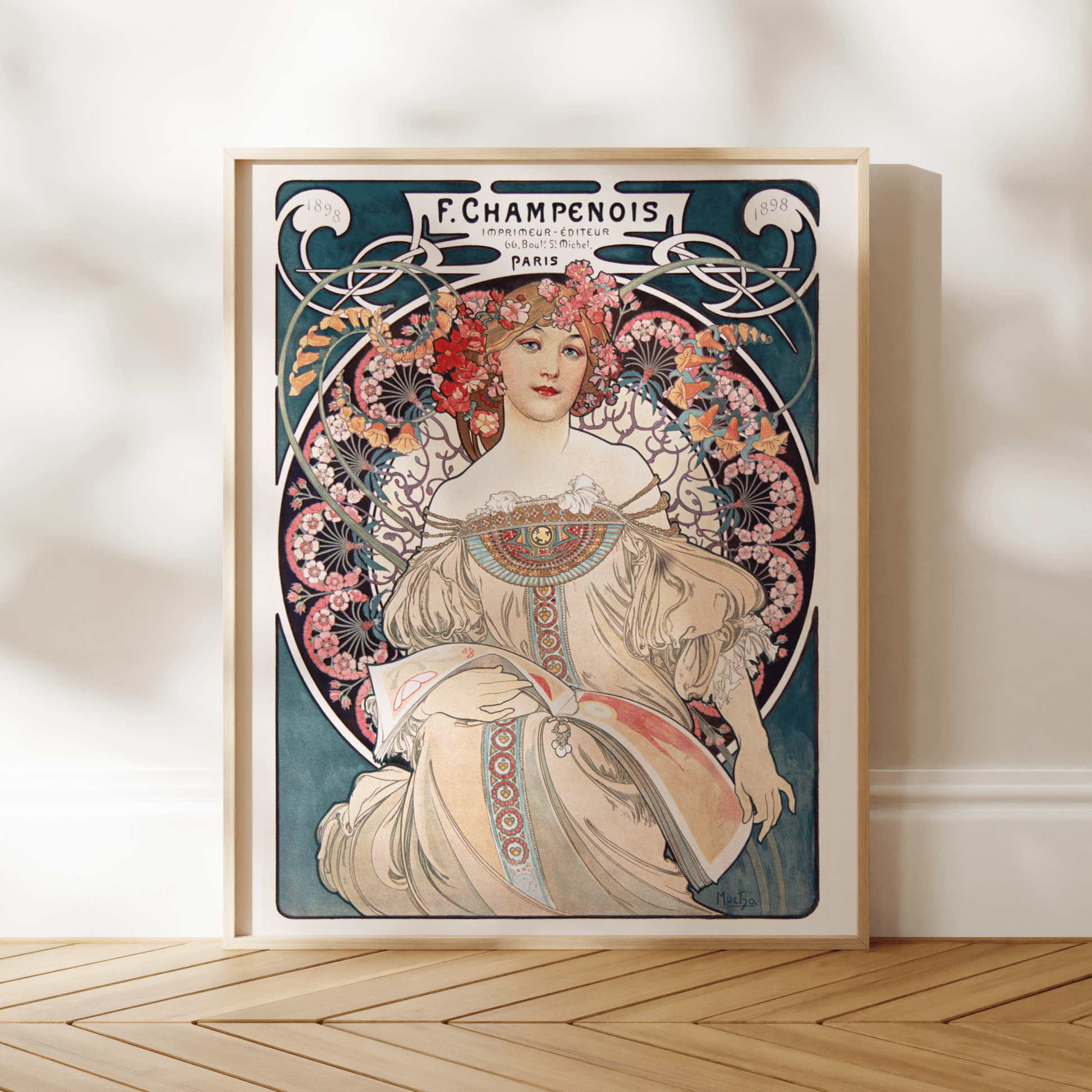 ALPHONSE MUCHA - Daydream (Reverie) - Pathos Studio - Art Prints