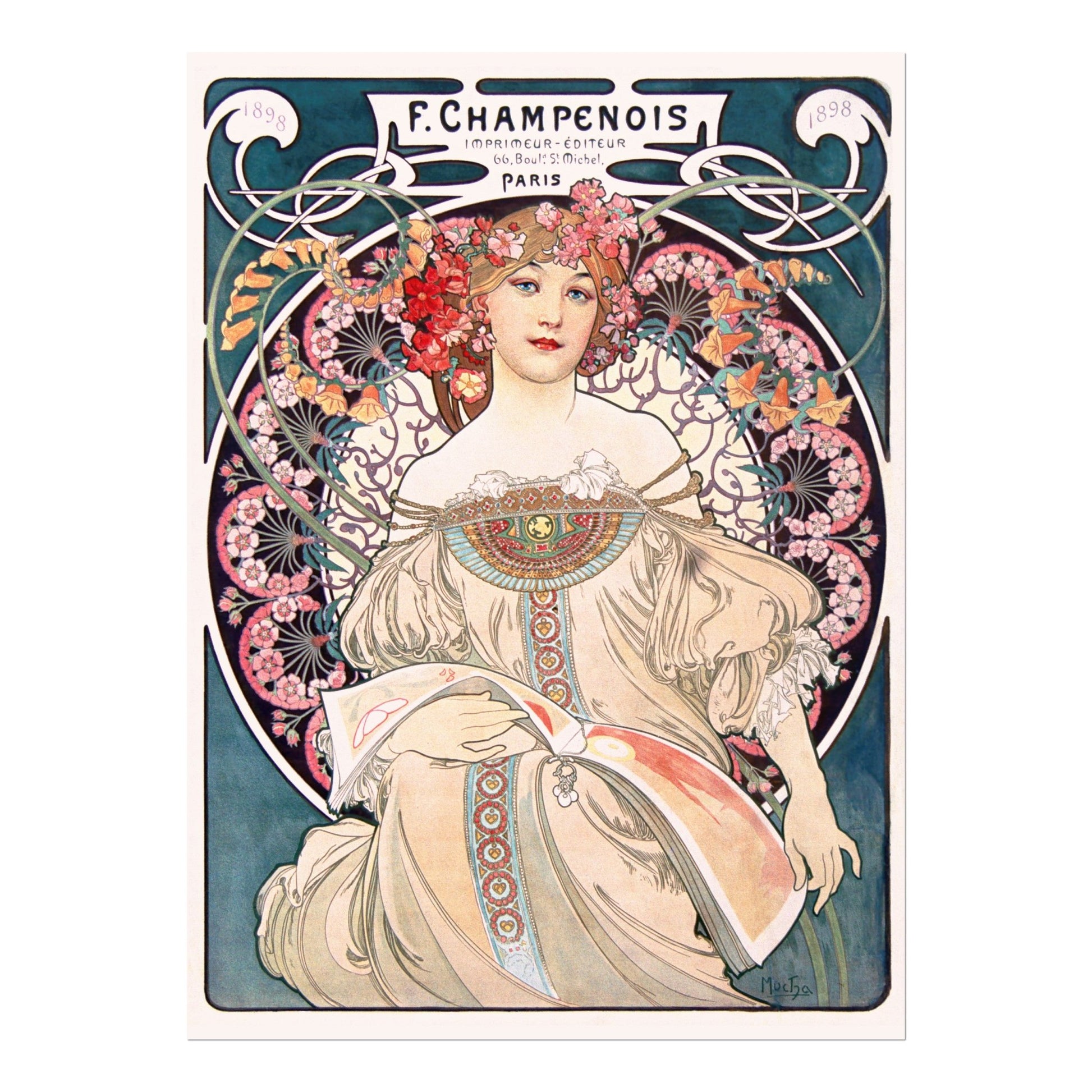 ALPHONSE MUCHA - Daydream (Reverie) - Pathos Studio - Art Prints
