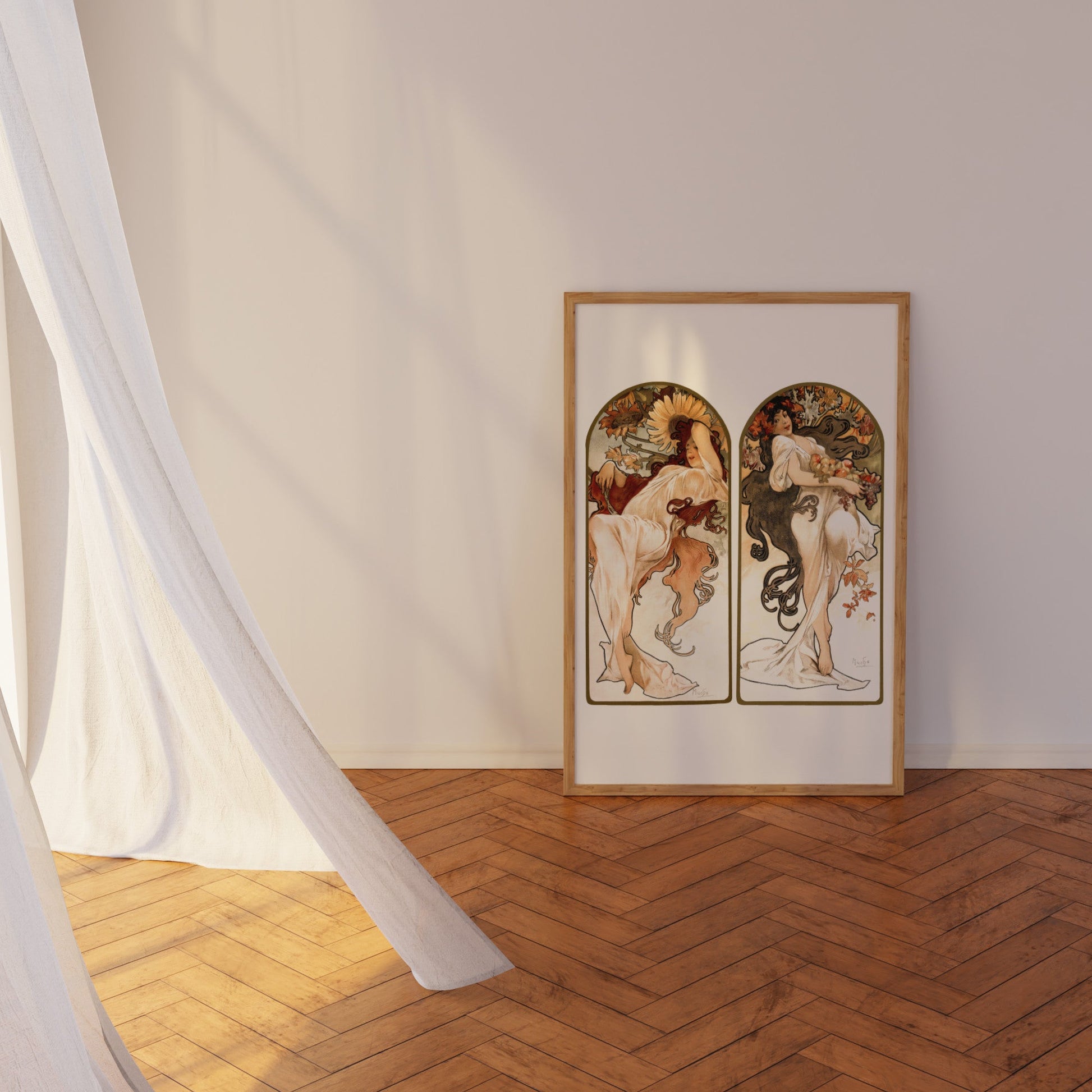 ALPHONSE MUCHA - The Seasons (Part 2) - Pathos Studio - Art Prints