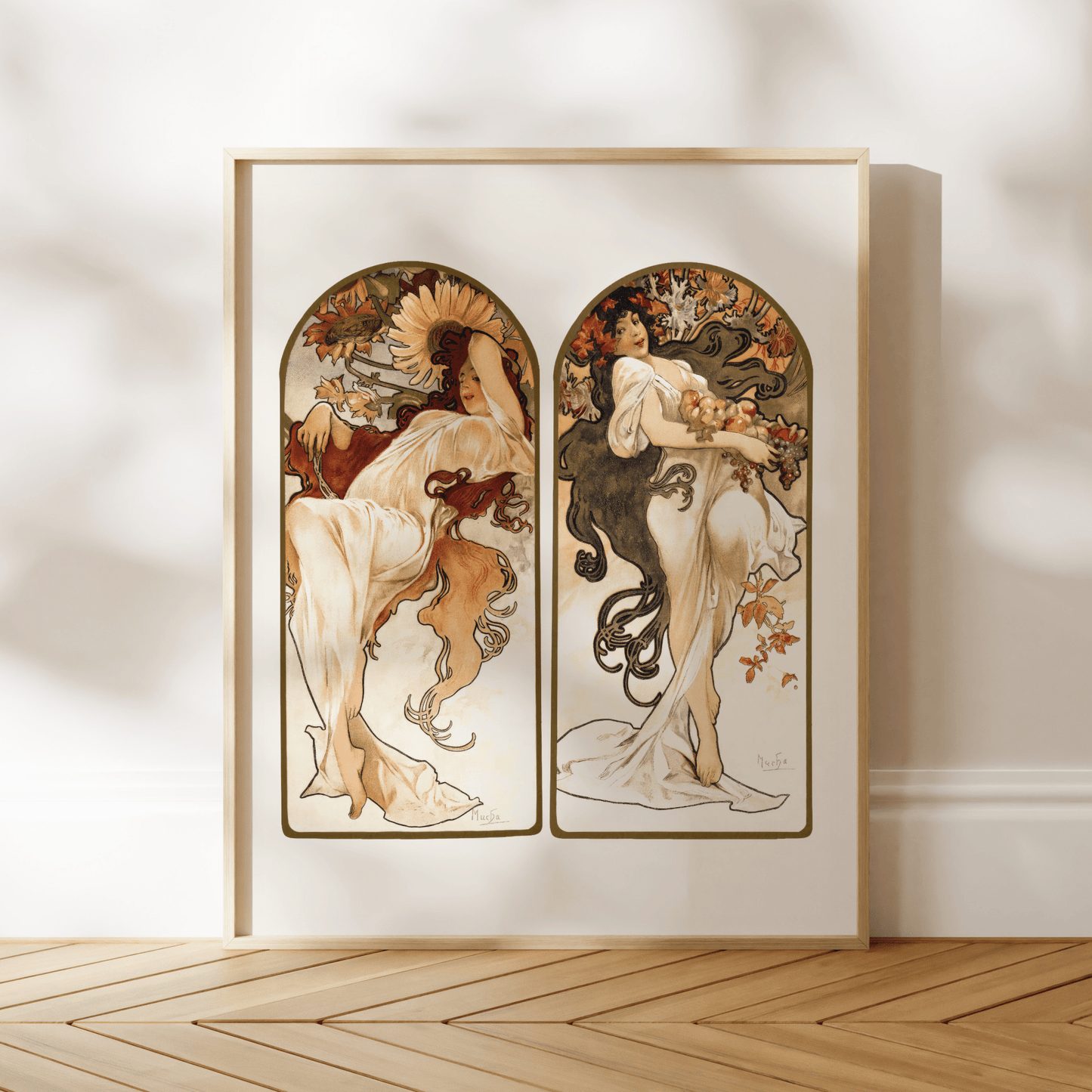 ALPHONSE MUCHA - The Seasons (Part 2) - Pathos Studio - Art Prints
