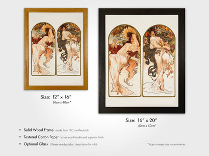 ALPHONSE MUCHA - The Seasons (Part 2) - Pathos Studio - Art Prints