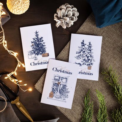 Christmas Greetings Card Set - Pathos Studio - Greetings Cards