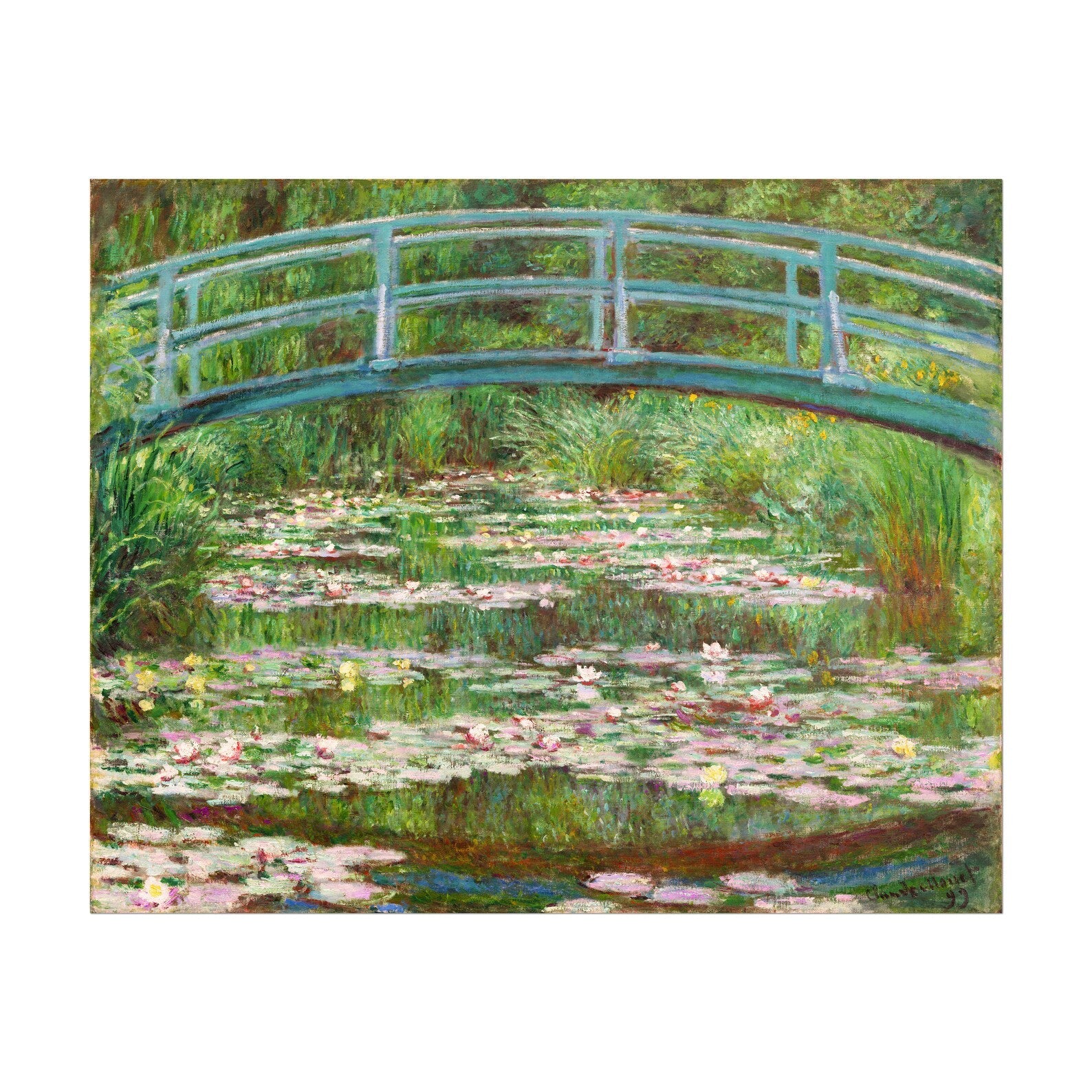 CLAUDE MONET - The Japanese Footbridge - Pathos Studio - Art Prints