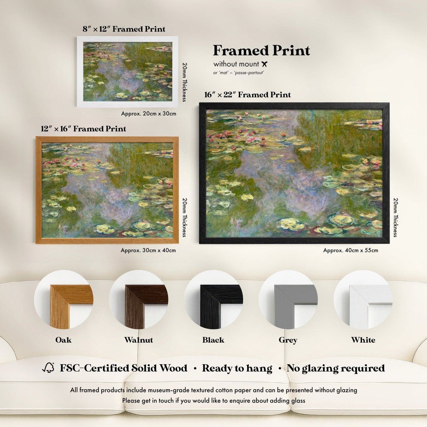 Claude Monet - Water Lilies | Art Prints | Pathos Studio