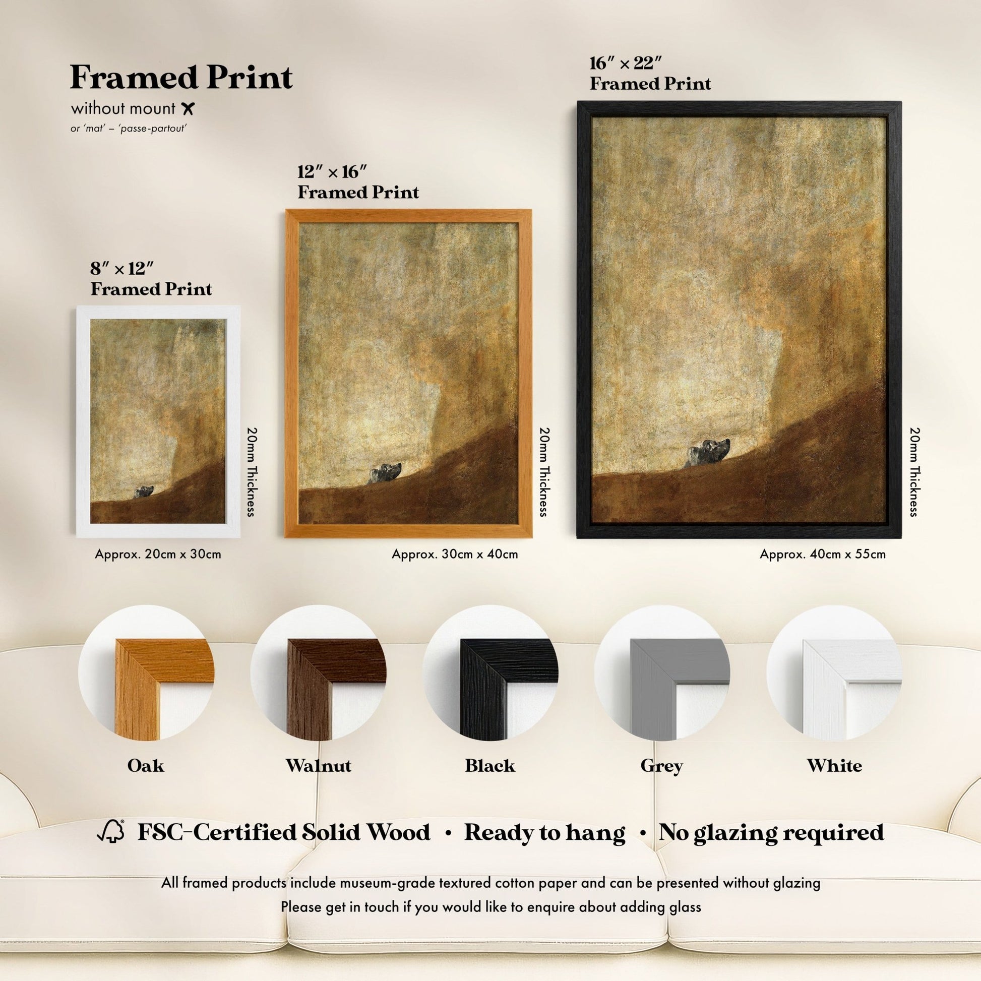 Francisco Goya - The Dog | Art Prints | Pathos Studio
