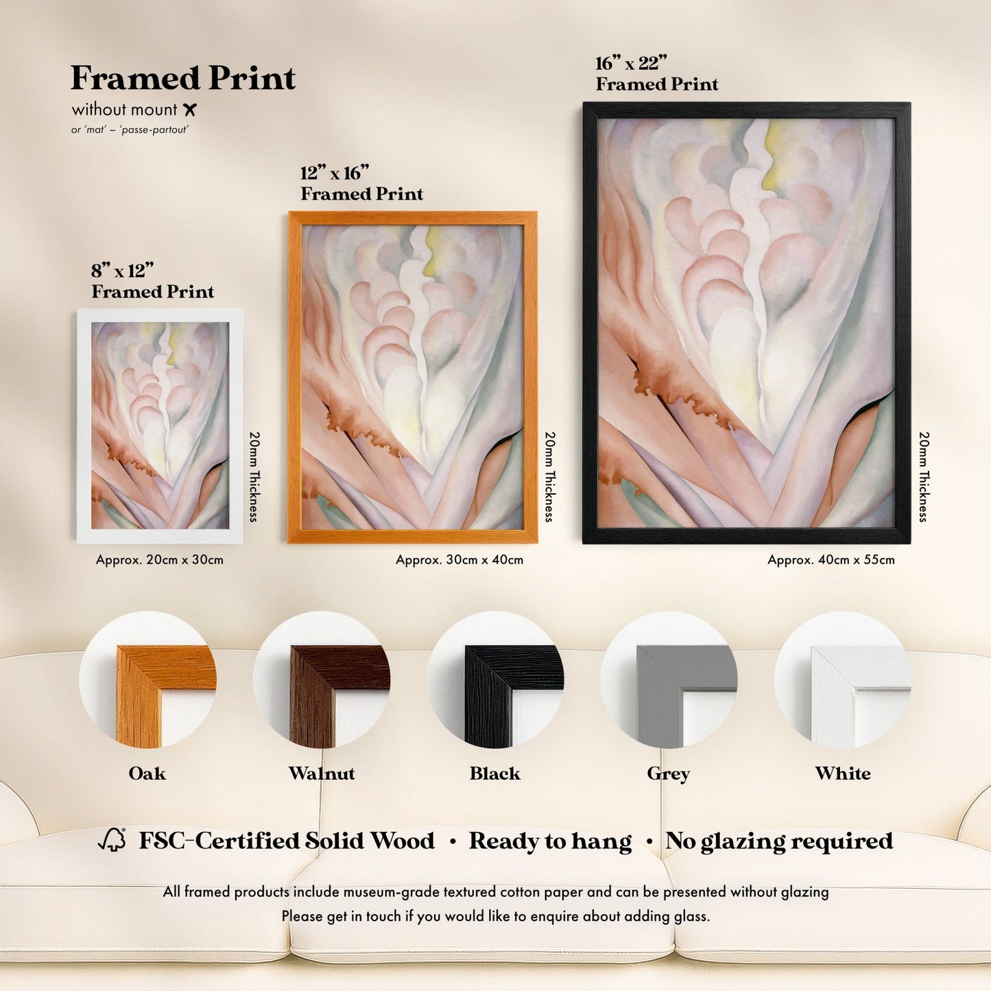 Georgia O'Keeffe - Flower Abstraction | Art Prints | Pathos Studio