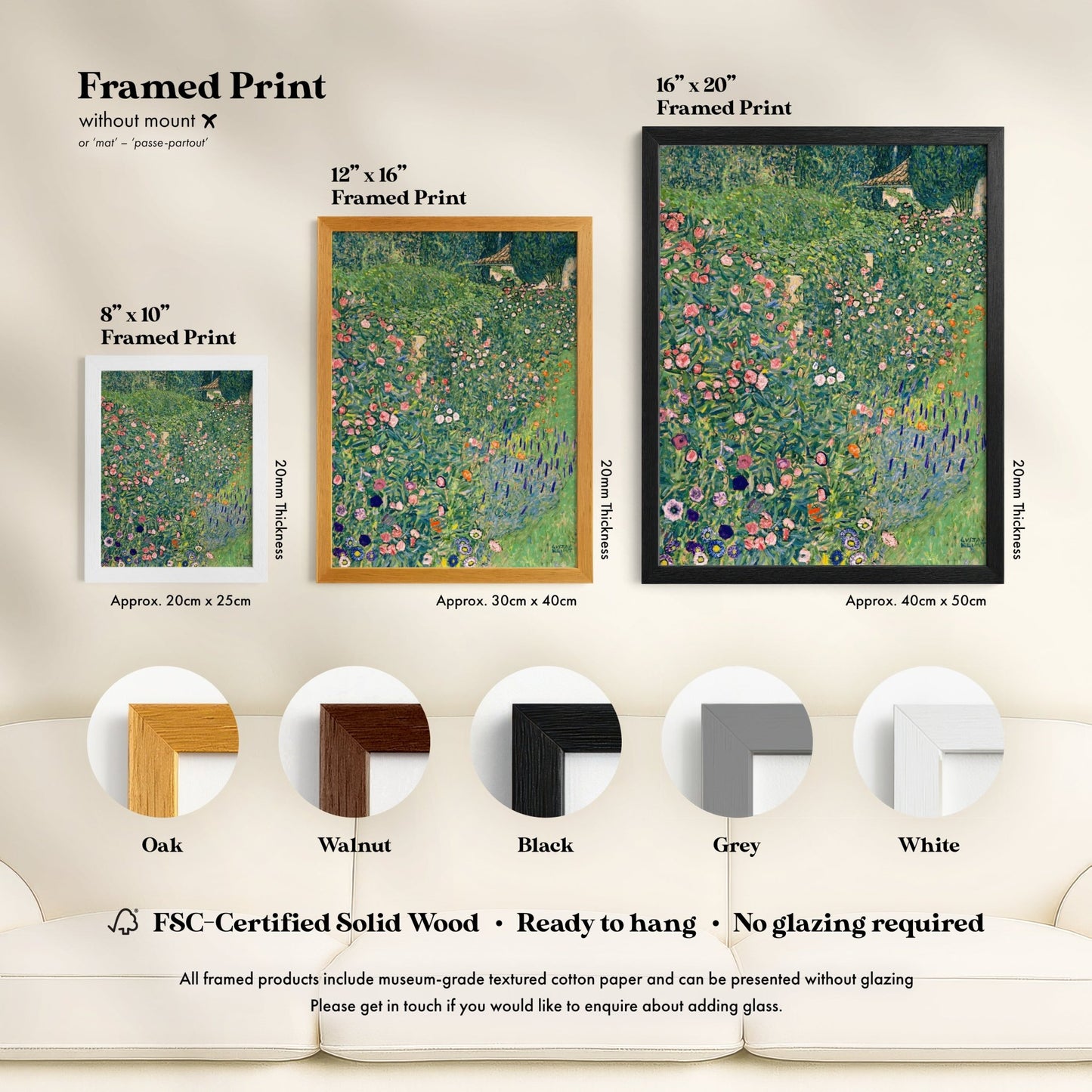 Gustav Klimt - Italian Garden Landscape | Art Prints | Pathos Studio
