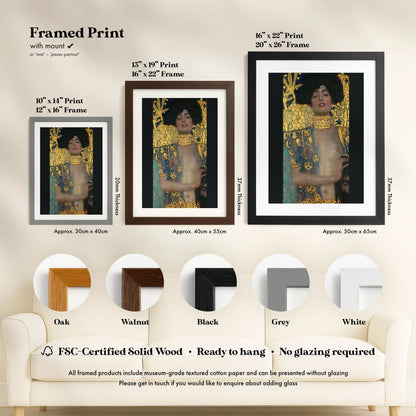 Gustav Klimt - Judith and the Head of Holofernes | Art Prints | Pathos Studio