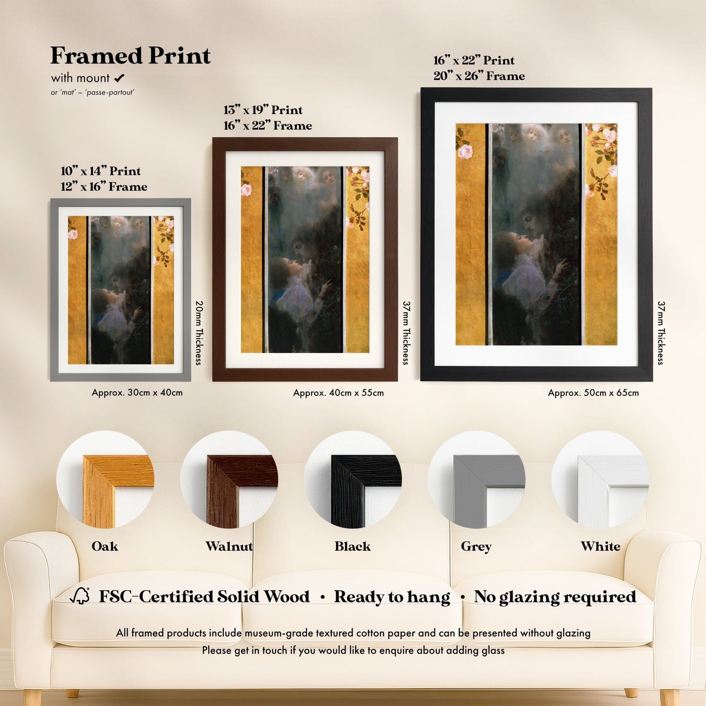 Gustav Klimt - Liebe (Love) | Art Prints | Pathos Studio