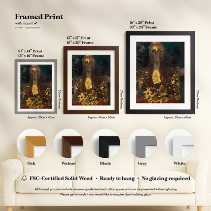 Gustav Klimt - Pallas Athena | Art Prints | Pathos Studio