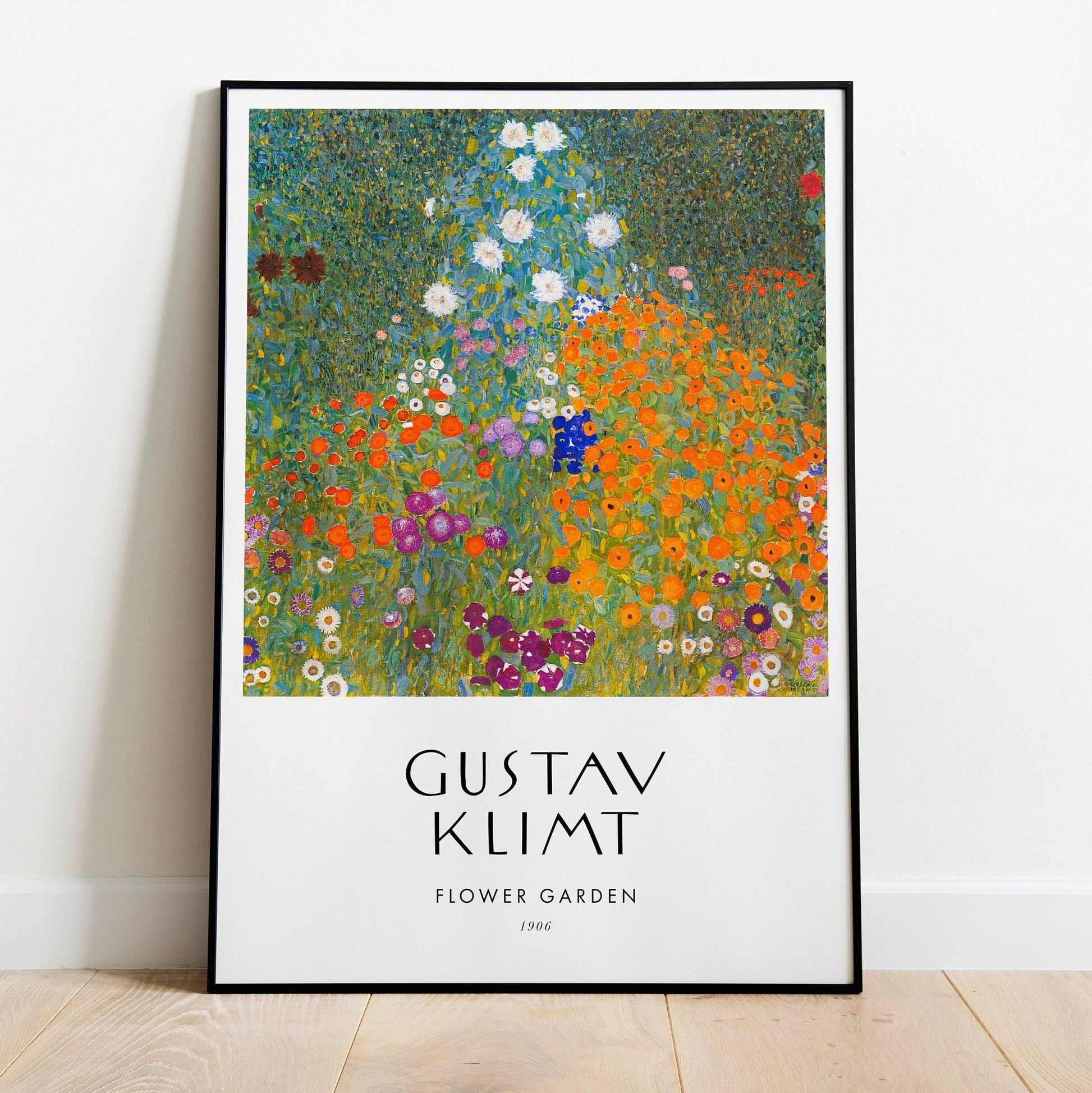 Gustav Klimt - Set Of 3 Flower Garden Posters - Pathos Studio - Art Print Sets