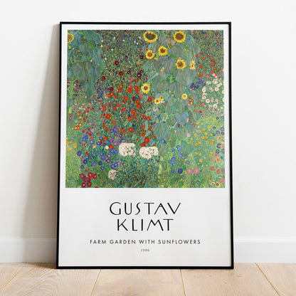 Gustav Klimt - Set Of 3 Flower Garden Posters - Pathos Studio - Art Print Sets