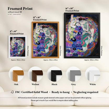 The image is a framed print of a painting, with various sizes and frames available for purchase.