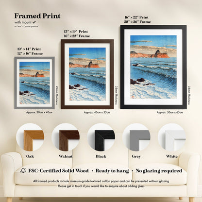 Hasui Kawase - Morning Sea, Shiribeshi | Art Prints | Pathos Studio