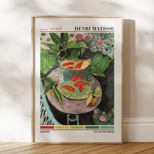 Henri Matisse - Goldfish (Color Palette Poster) | Art Prints | Pathos Studio