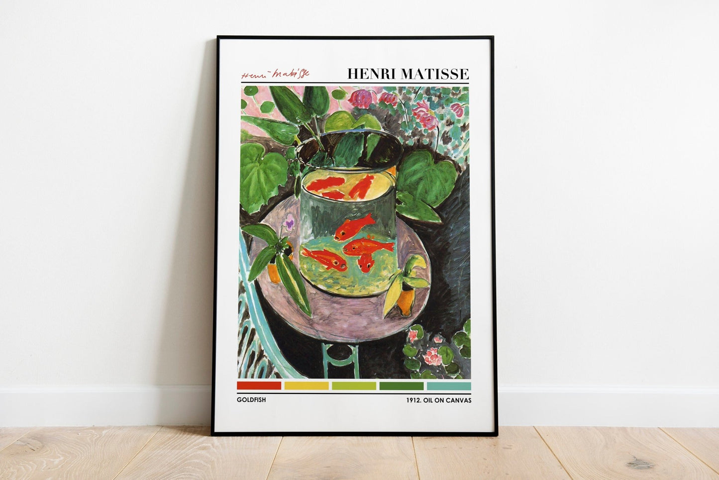 HENRI MATISSE - Goldfish (Color Palette Poster) - Pathos Studio - Art Prints