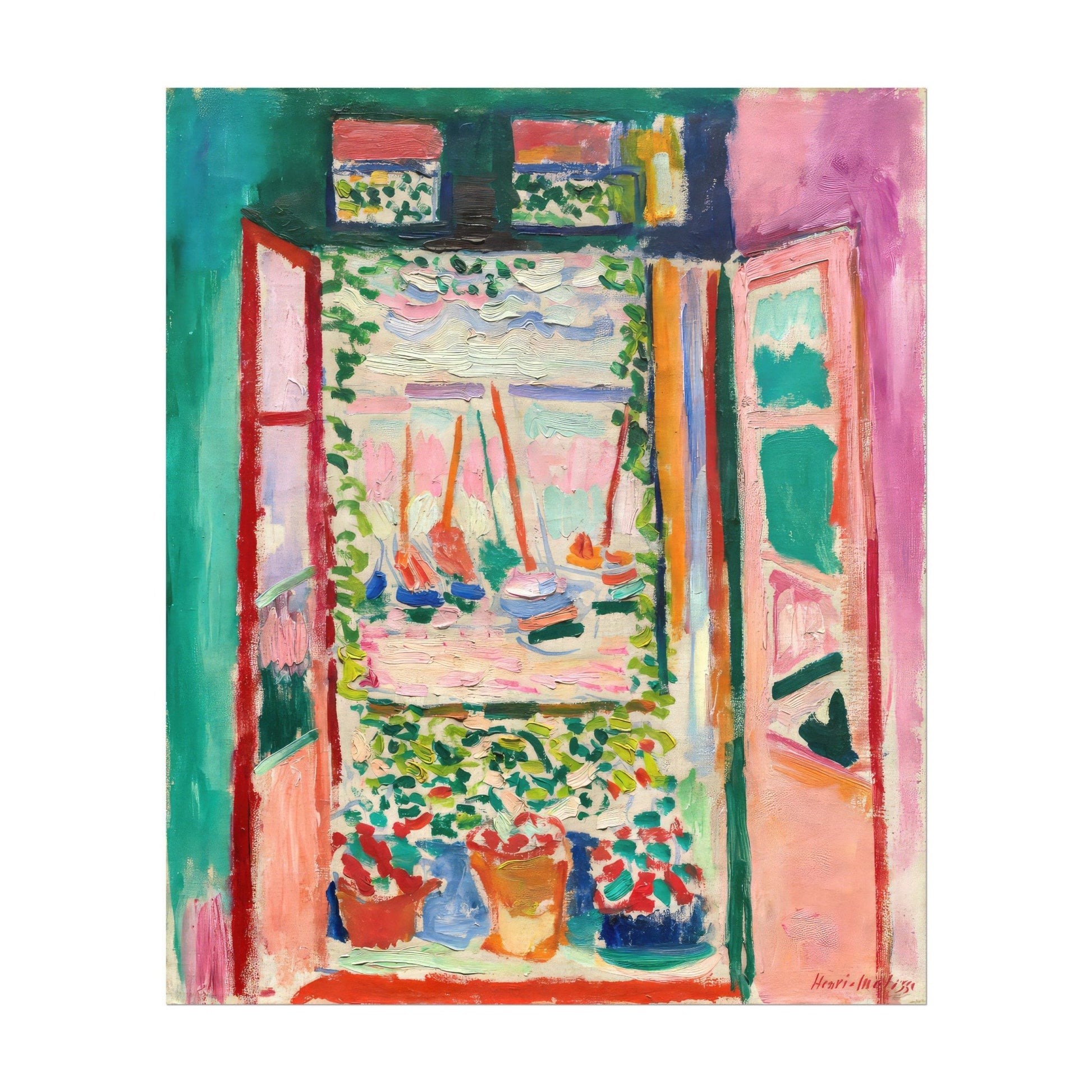 HENRI MATISSE - Open Window - Pathos Studio - Art Prints