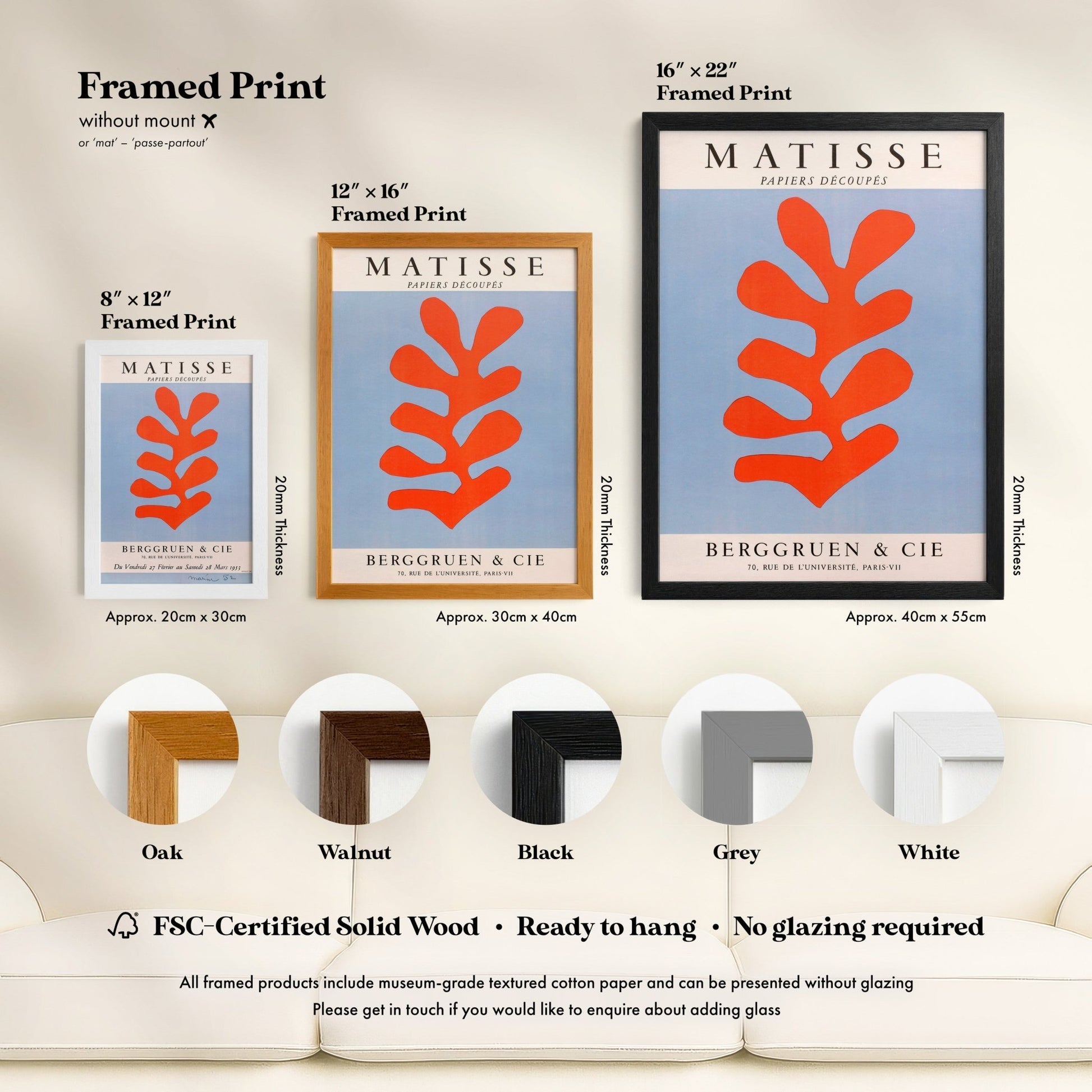 Henri Matisse - Papiers Découpés Poster | Art Prints | Pathos Studio