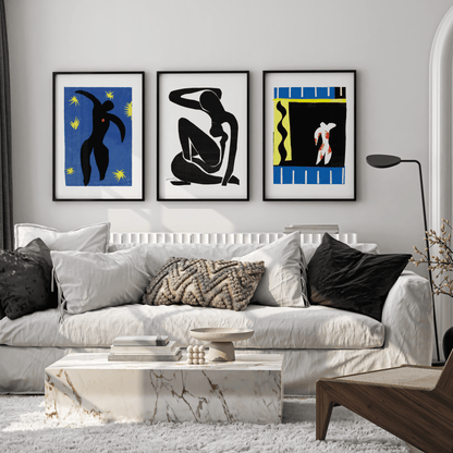 Henri Matisse - Set Of 3 Portrait Cut - Outs | Art Print Sets | Pathos Studio