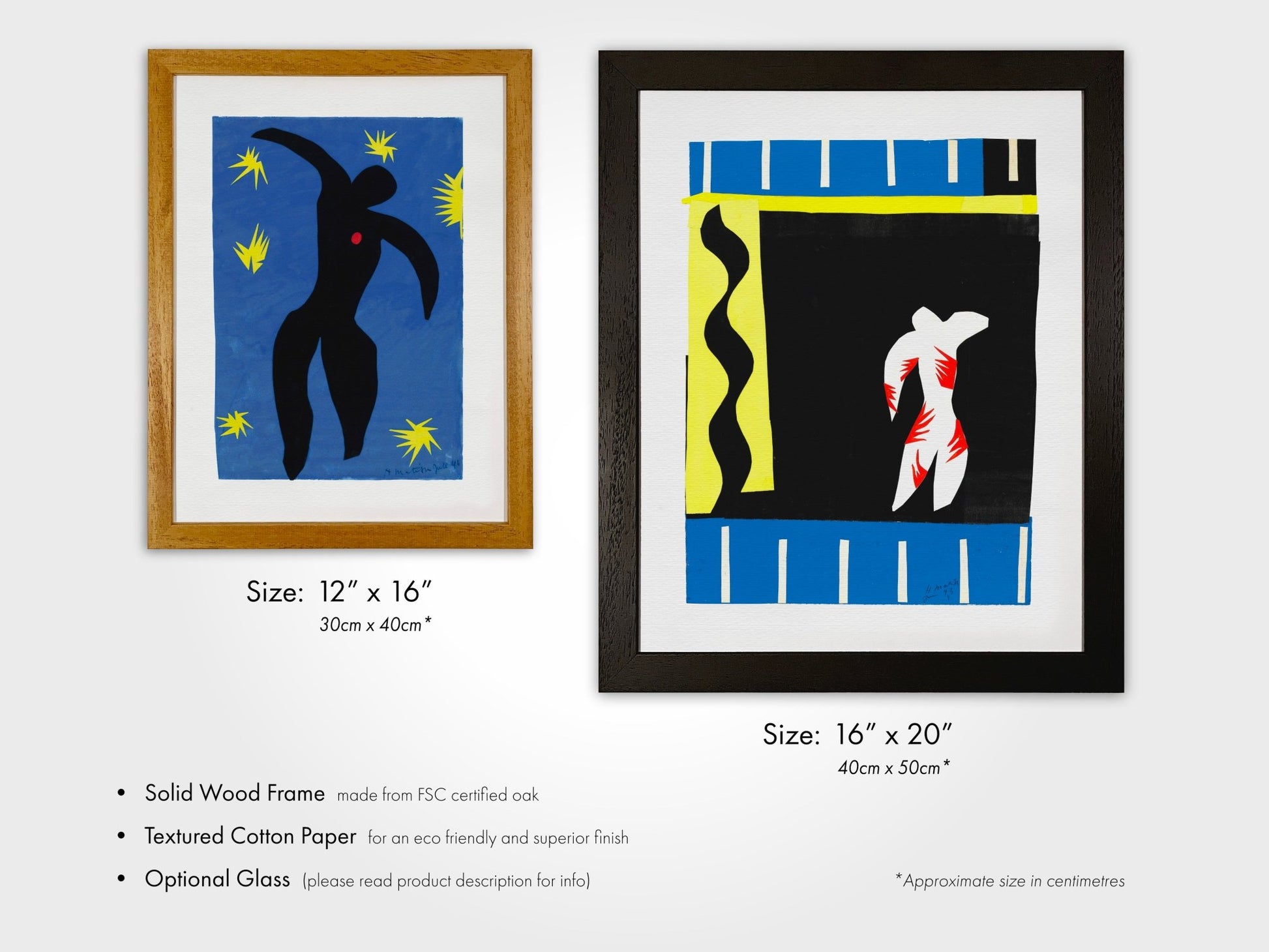 Henri Matisse - Set Of 3 Portrait Cut - Outs | Art Print Sets | Pathos Studio