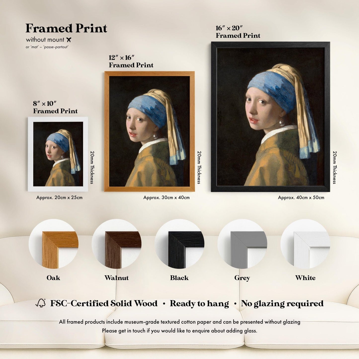 Johannes Vermeer - Girl with a Pearl Earring | Art Prints | Pathos Studio