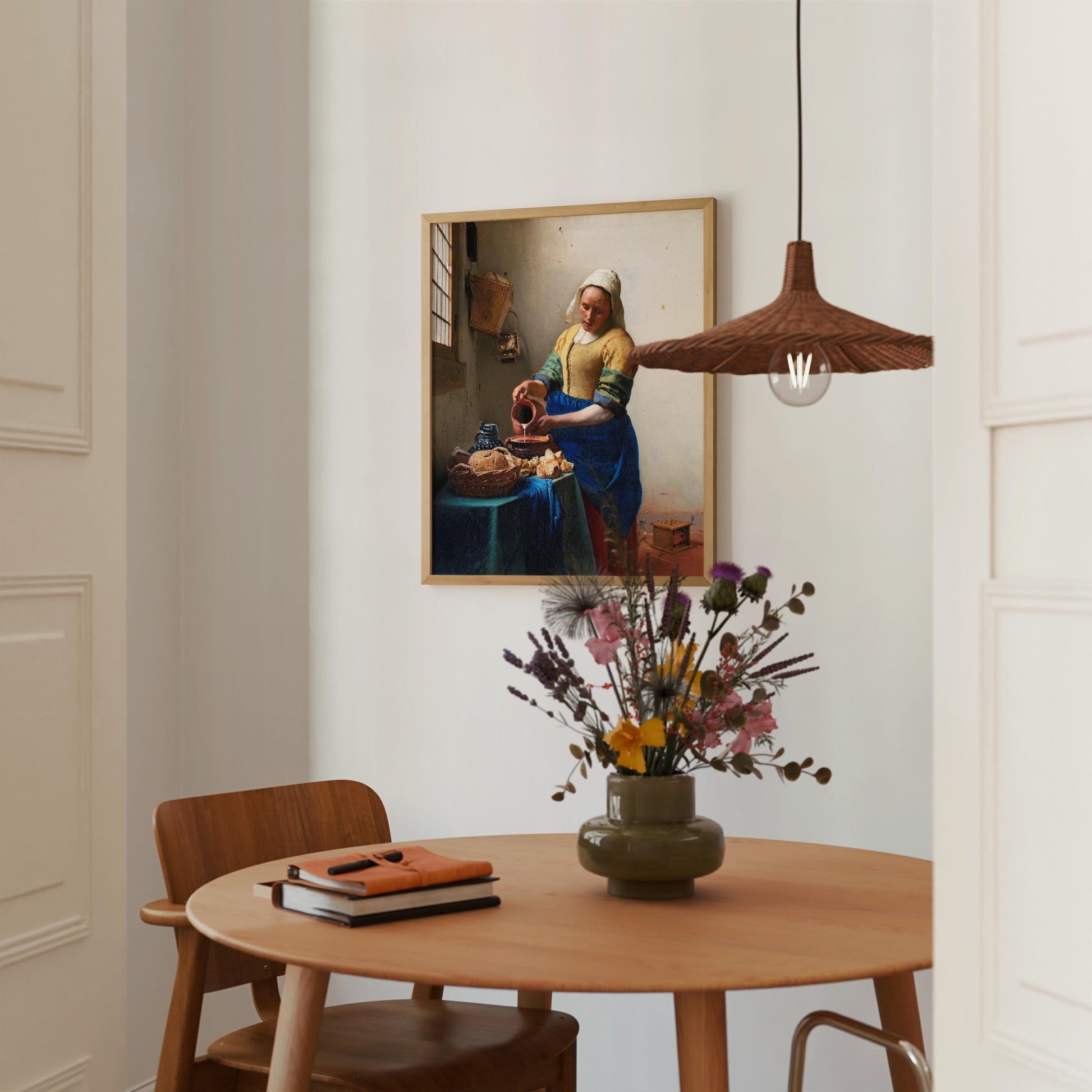 Johannes Vermeer - The Milkmaid | Art Prints | Pathos Studio