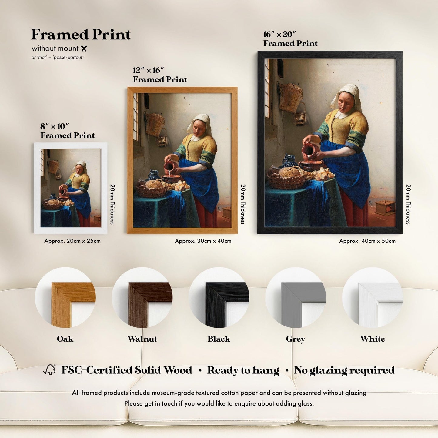 Johannes Vermeer - The Milkmaid | Art Prints | Pathos Studio