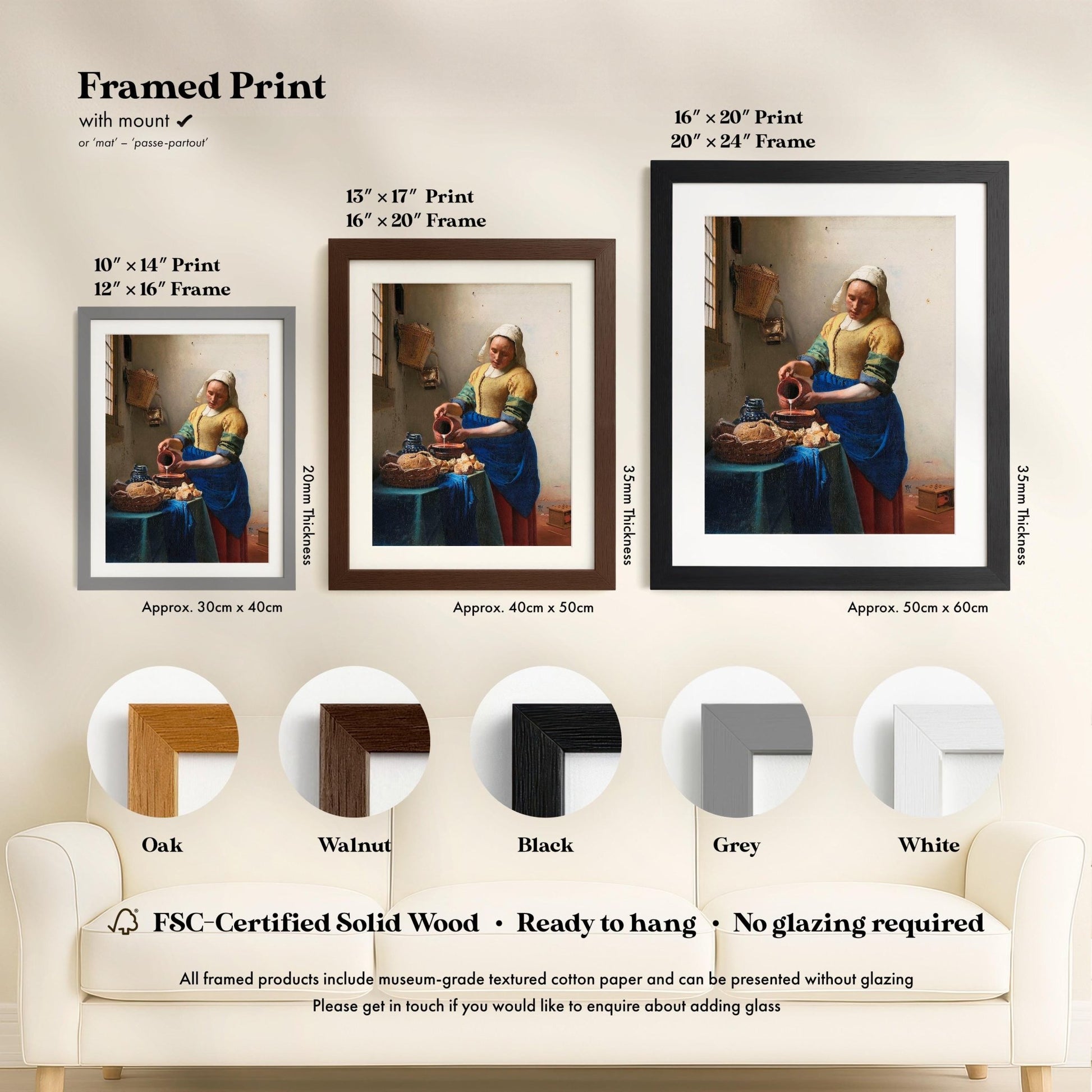 Johannes Vermeer - The Milkmaid | Art Prints | Pathos Studio