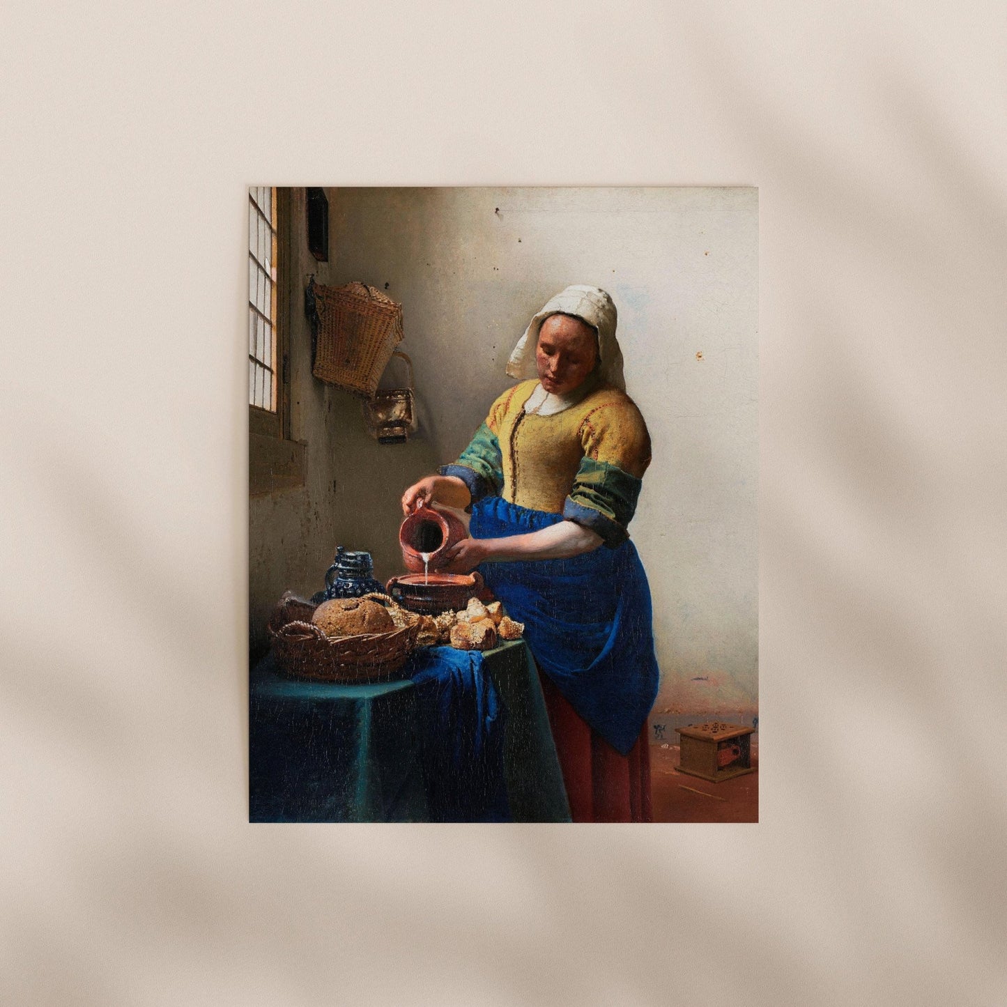 Johannes Vermeer - The Milkmaid | Art Prints | Pathos Studio