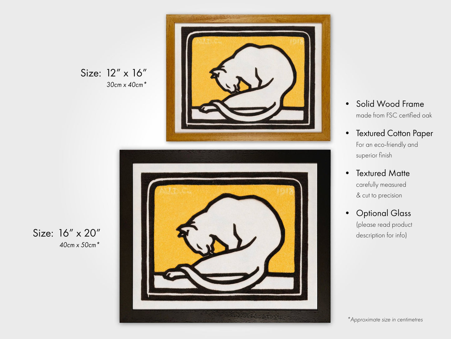 Julie De Graag - A Waxing Cat | Art Prints | Pathos Studio