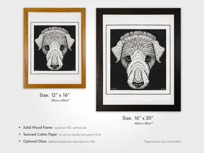 Julie De Graag - Dog's Head | Art Prints | Pathos Studio