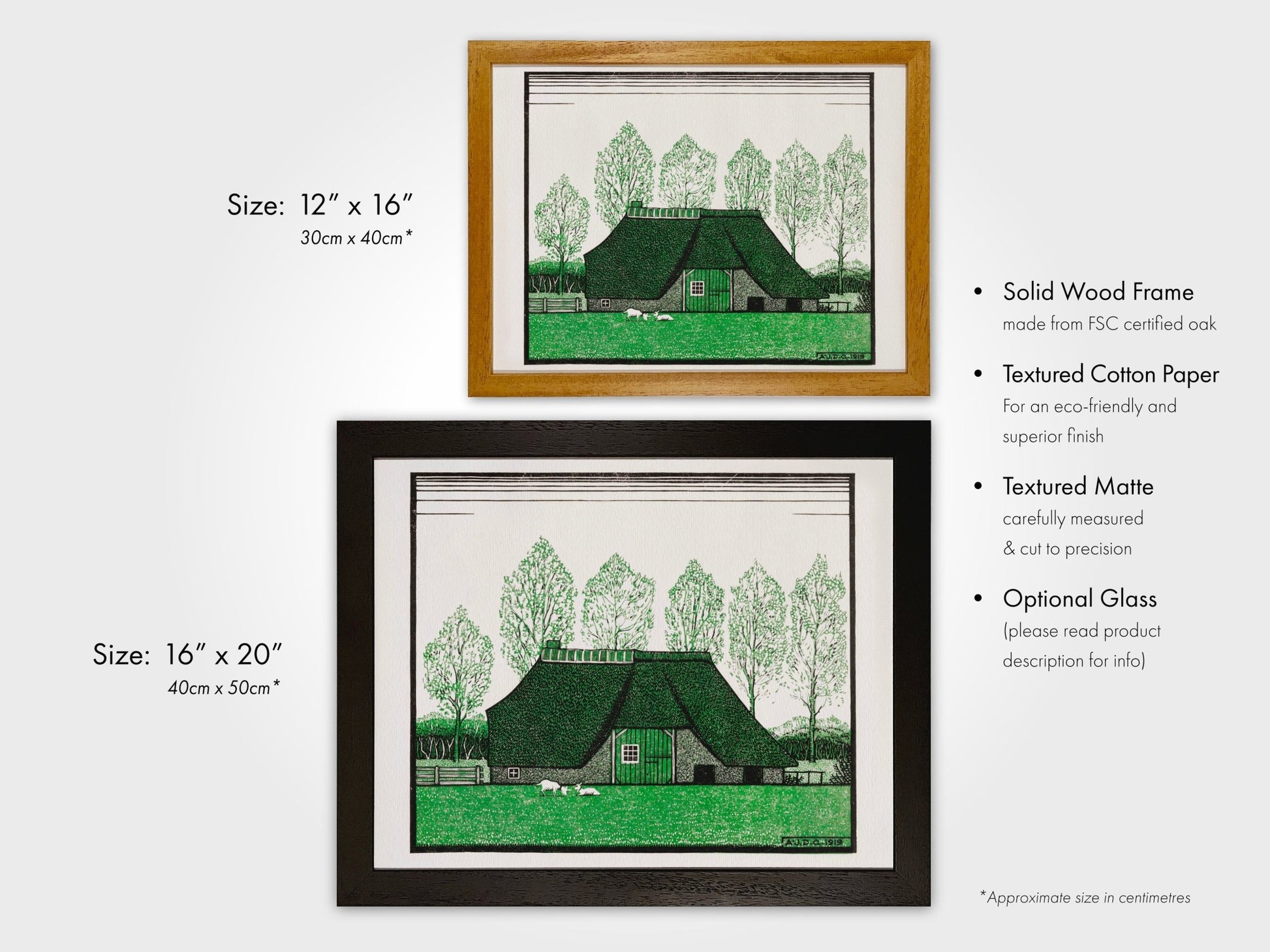 Julie De Graag - Farmhouse With Thatched Roof | Art Prints | Pathos Studio