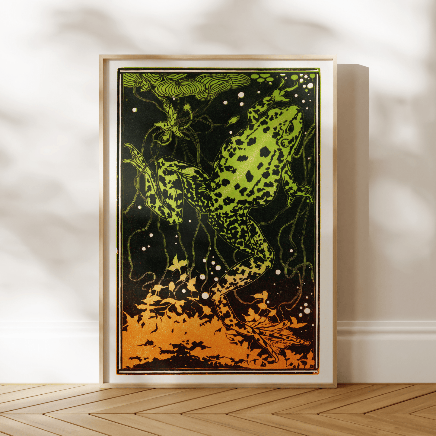 Julie De Graag - Swimming Frog | Art Prints | Pathos Studio