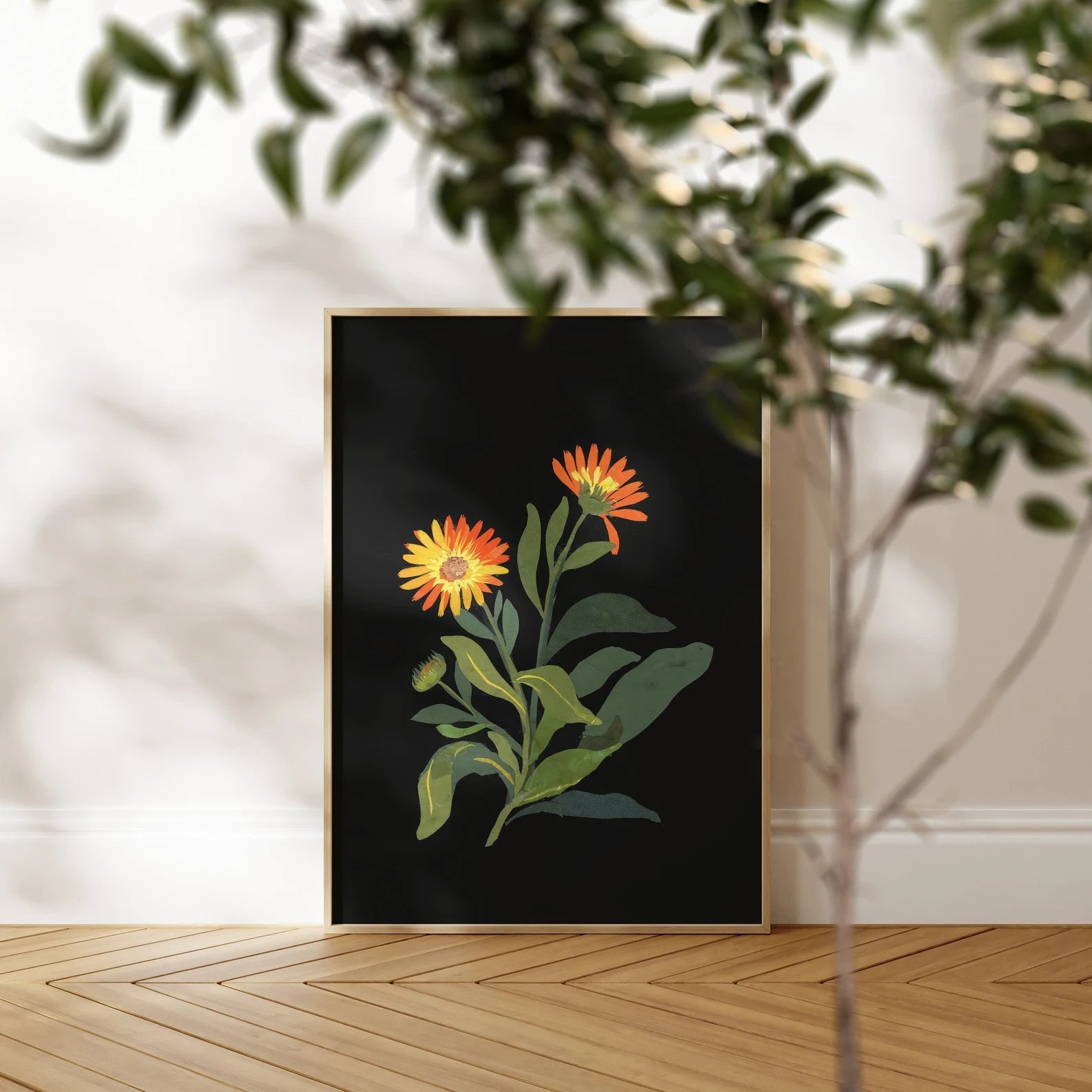 MARY DELANY - Marigold - Pathos Studio - Art Prints