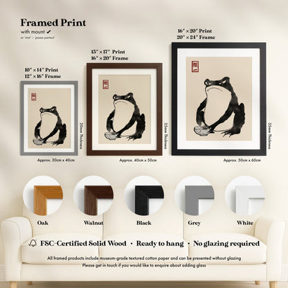 Matsumoto Hoji - Japanese Frog 3 | Art Prints | Pathos Studio