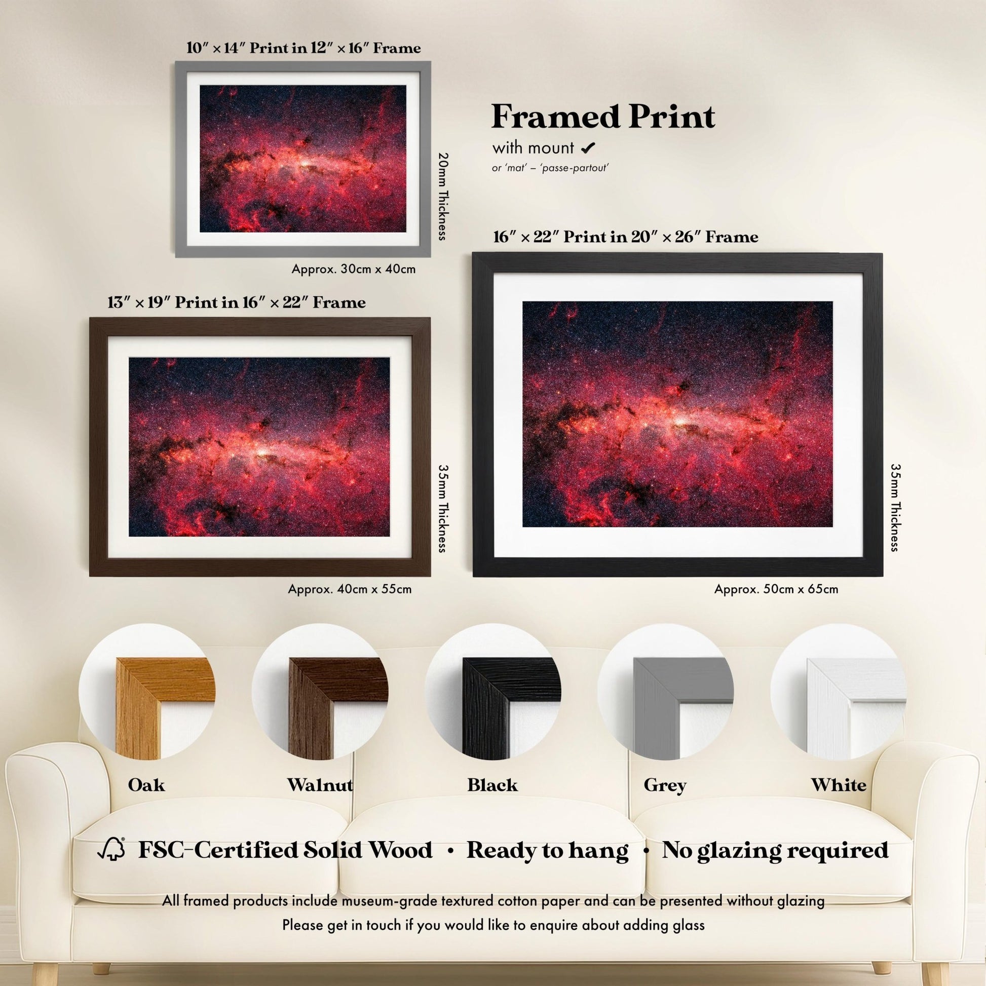 NASA - The Cauldron of Stars at the Galaxy's Centre | Art Prints | Pathos Studio