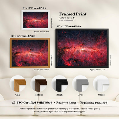 NASA - The Cauldron of Stars at the Galaxy's Centre | Art Prints | Pathos Studio