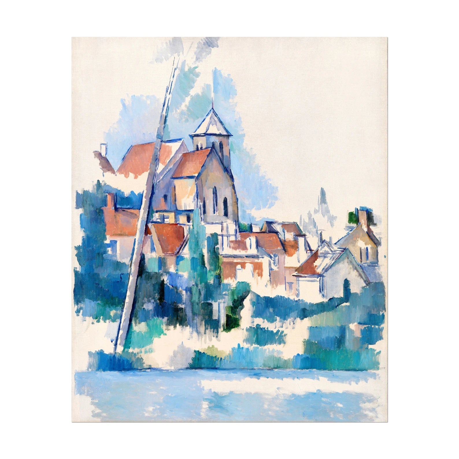 PAUL CÉZANNE - Church at Montigny - sur - Loing - Pathos Studio - Art Prints