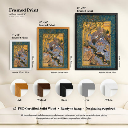Persian Art - The Concourse Of The Birds | Art Prints | Pathos Studio