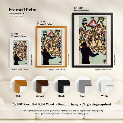 Tarot Art - 7 of Cups | Art Prints | Pathos Studio