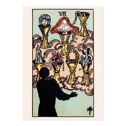 Tarot Art - 7 of Cups | Art Prints | Pathos Studio