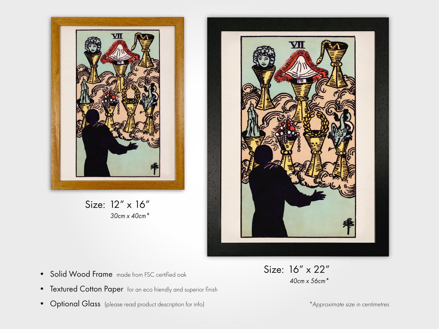 Tarot Art - 7 of Cups | Art Prints | Pathos Studio