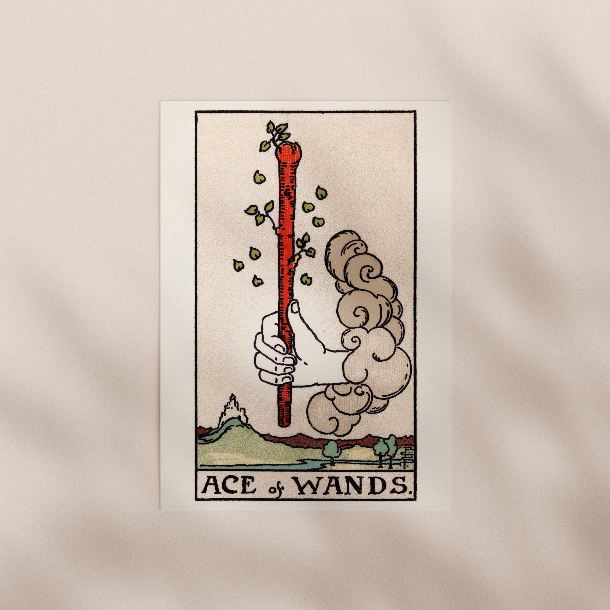 Tarot Art - Ace of Wands | Art Prints | Pathos Studio