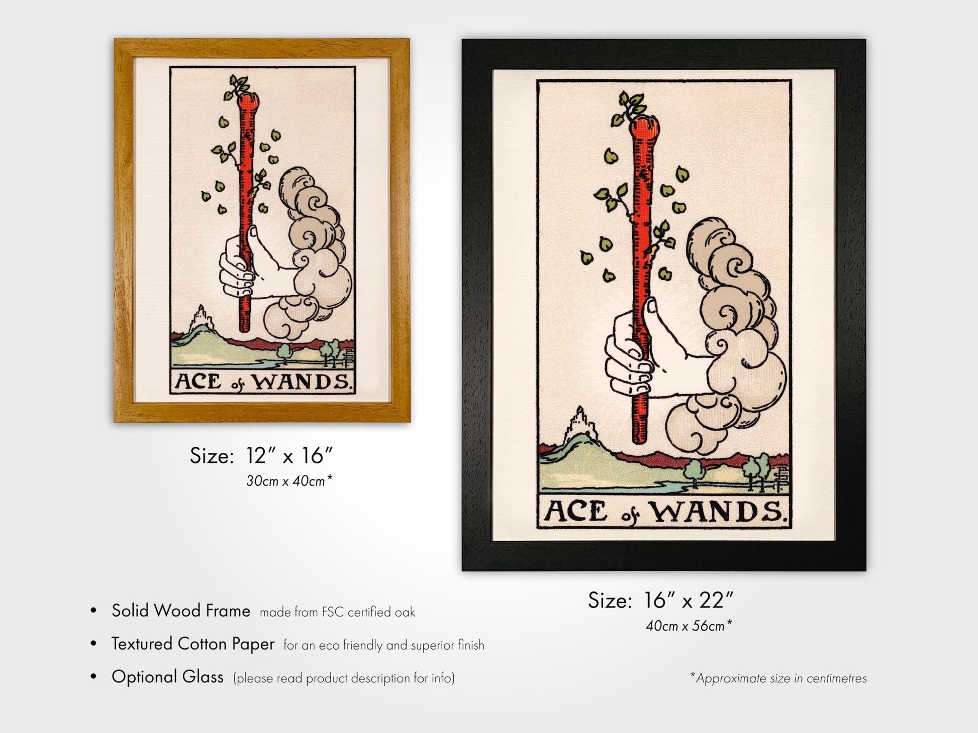 Tarot Art - Ace of Wands | Art Prints | Pathos Studio