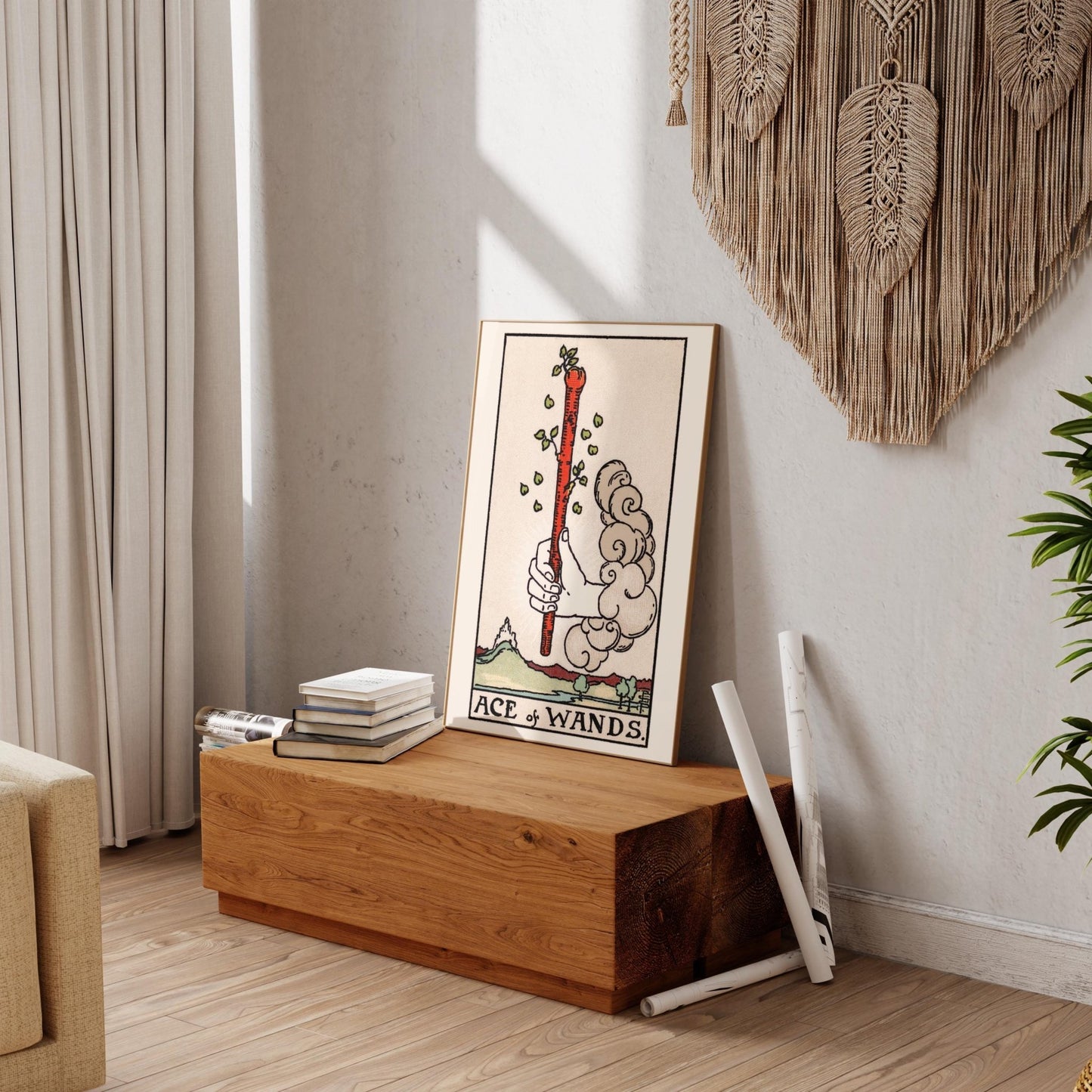 Tarot Art - Ace of Wands | Art Prints | Pathos Studio