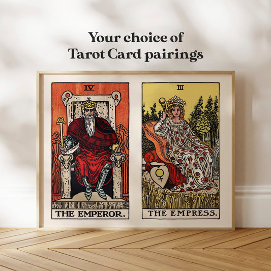 Tarot Art - Custom Tarot Card Pair | Art Prints | Pathos Studio