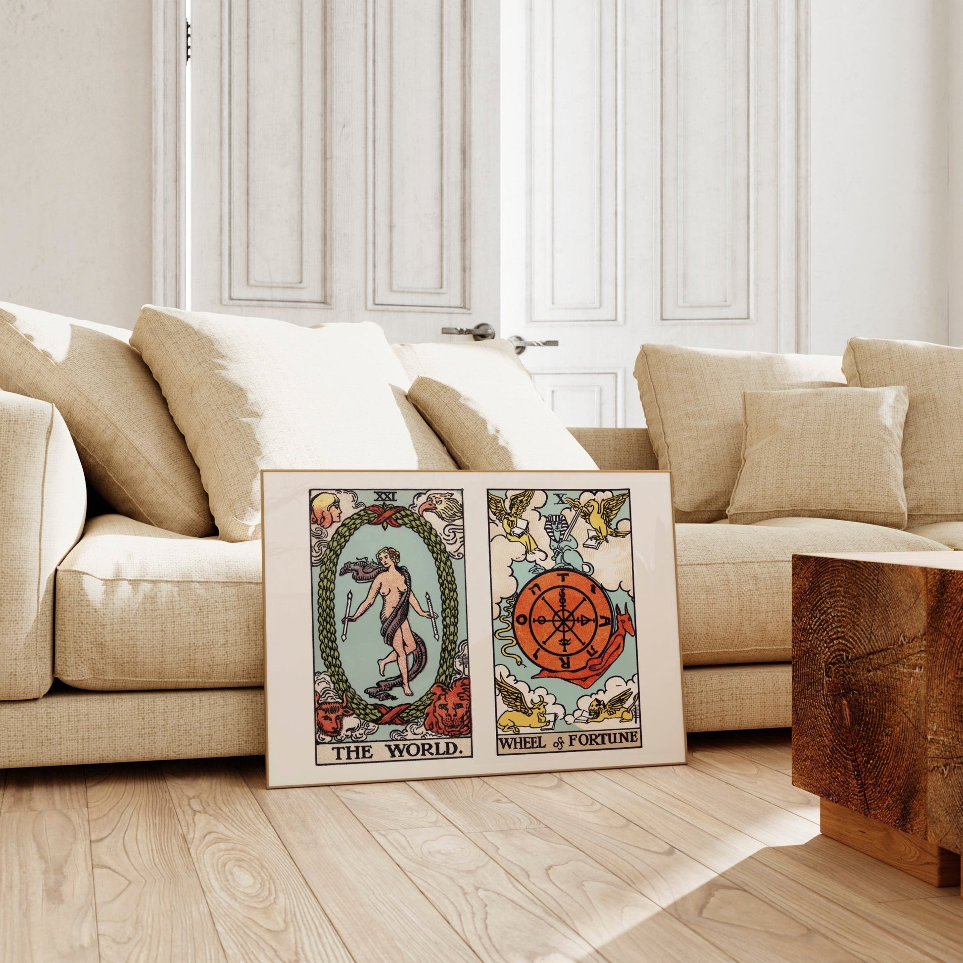 Tarot Art - Custom Tarot Card Pair | Art Prints | Pathos Studio