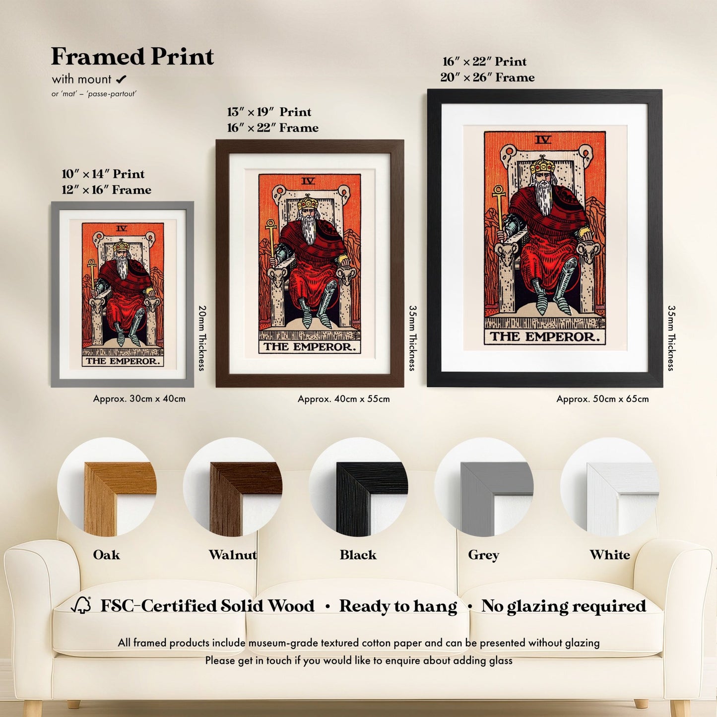 Tarot Art - IV The Emperor | Art Prints | Pathos Studio